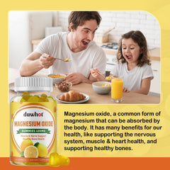 Duwhot Magnesium Oxide Gummies adult use scene highlights convenient daily intake.