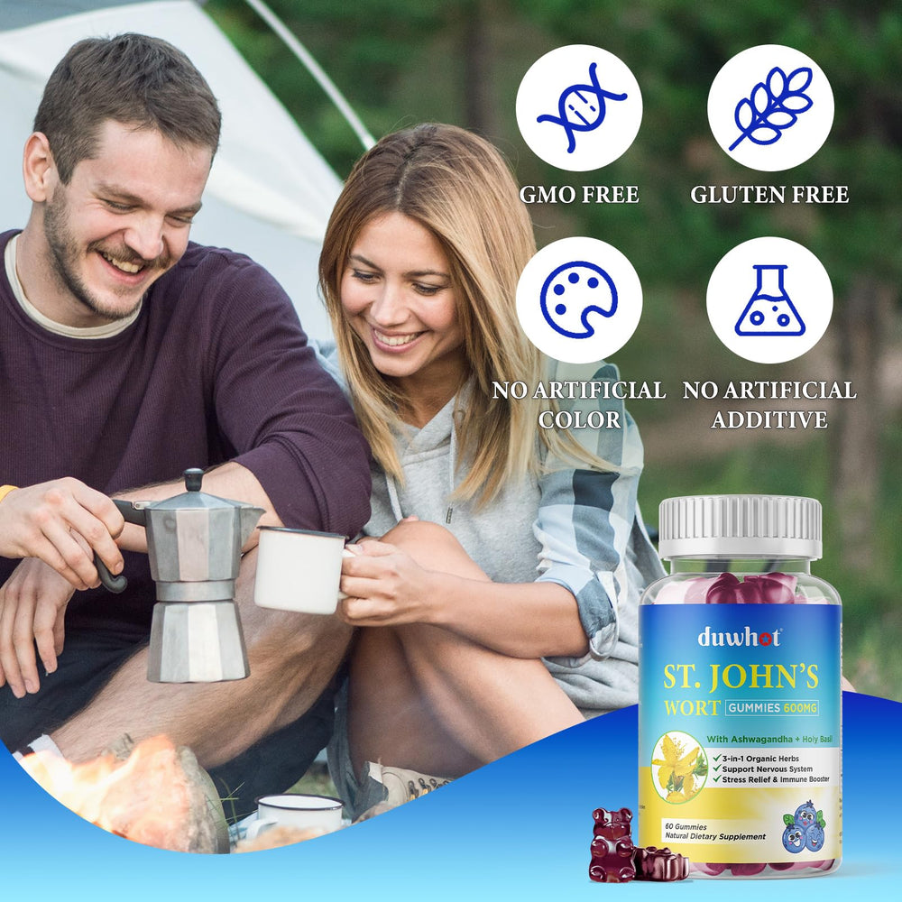 duwhot st-johns-wort-gummies third-party-tested seal for quality