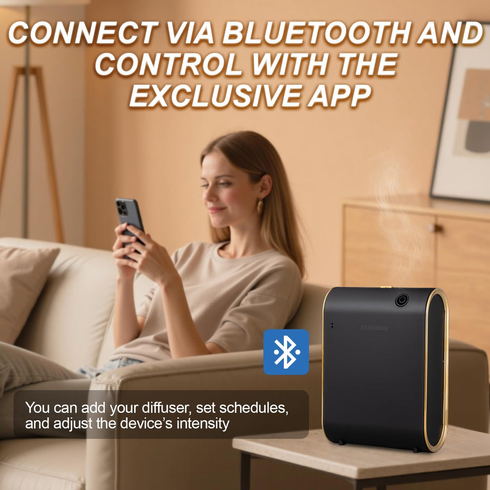 DXBDHSJK diffuser covers up to 2000 square feet for larger spaces.