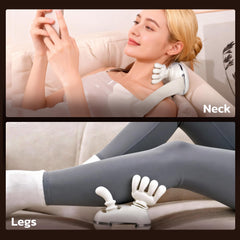 Dyhodu cordless rechargeable massager in use during travel