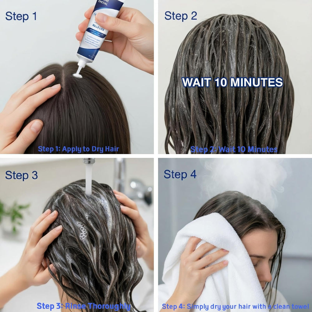 DYINREU Ivermectin lotion dermatologist-tested assurance for safe head lice care.