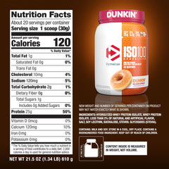 Dymatize ISO100 glazed donut serving ideas demonstrate versatile usage