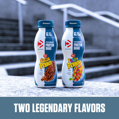 Dymatize Performance Protein Shake Fruity Pebbles ingredient blend visual emphasis