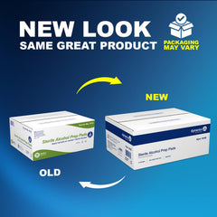 Dynarex 1113-CS sterile prep pad image highlights 70% IPA for quick external cleaning