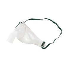 Dynarex 34022 pediatric tracheostomy mask with swivel connector for comfortable oxygen delivery.