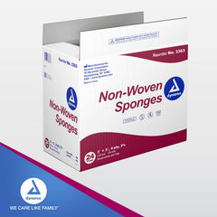 Dynarex 1-case packaging keeps supplies organized and accessible for clinics and home care.