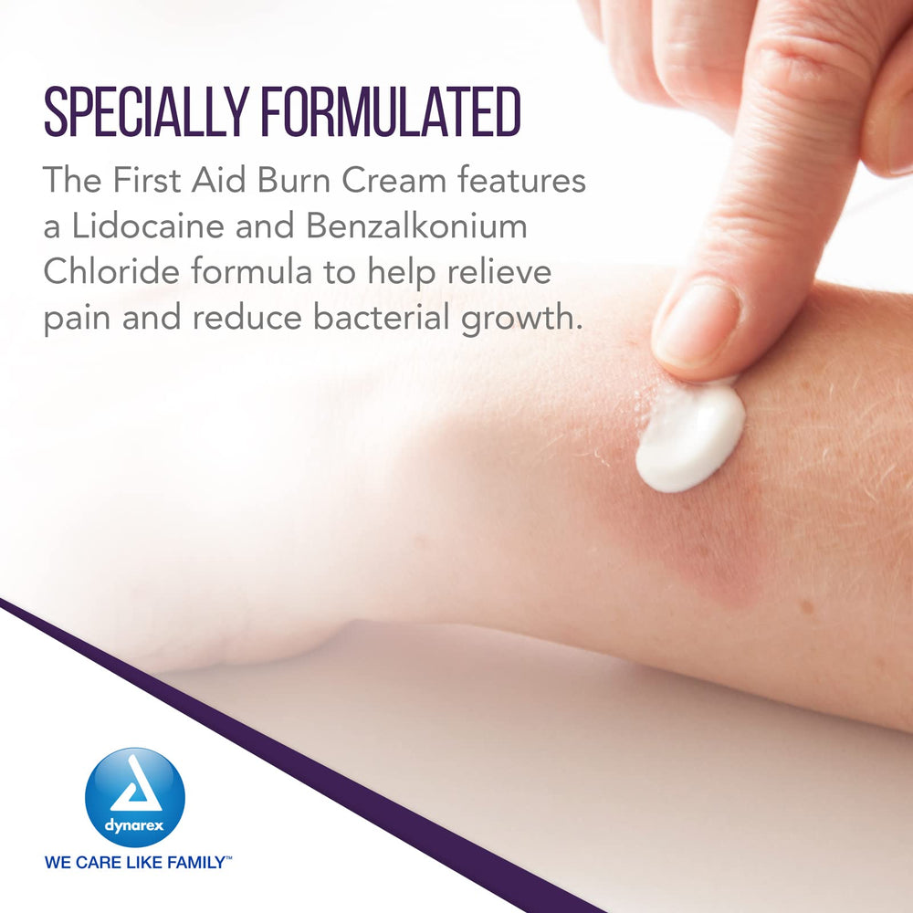Dynarex burn cream texture is smooth and moisturizing.