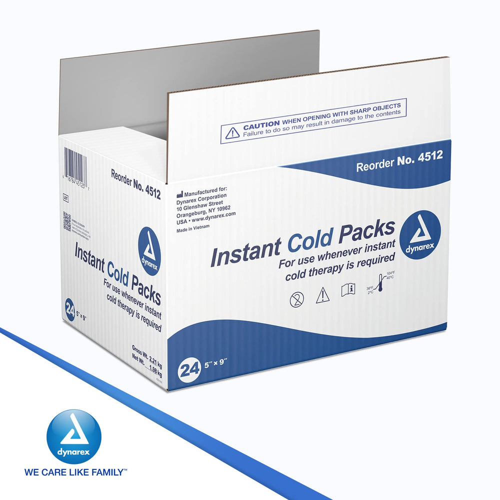 Dynarex compact cold pack for on-the-go relief.