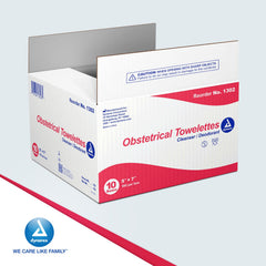 Dynarex Obstetrical Towelettes compact travel pack for on-the-go needs.