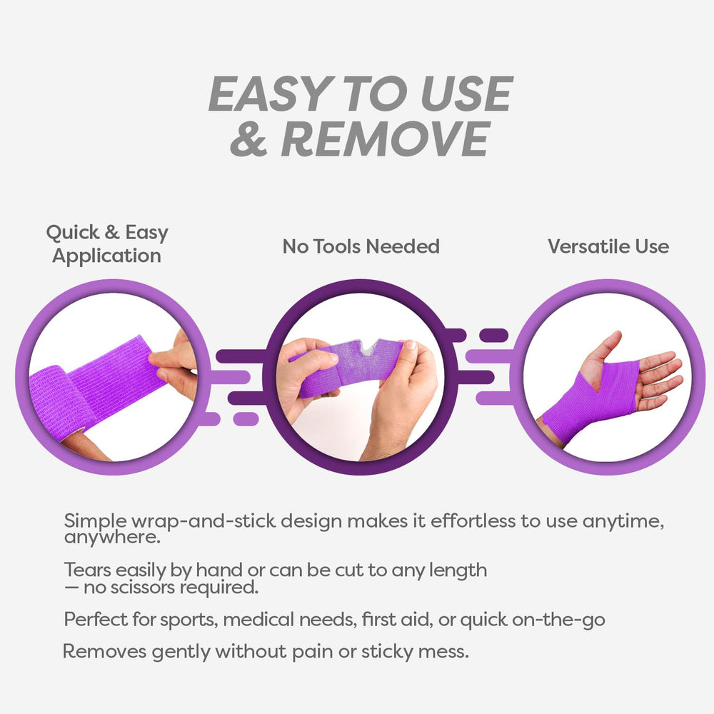 Latex-free version label signals skin-friendly option.