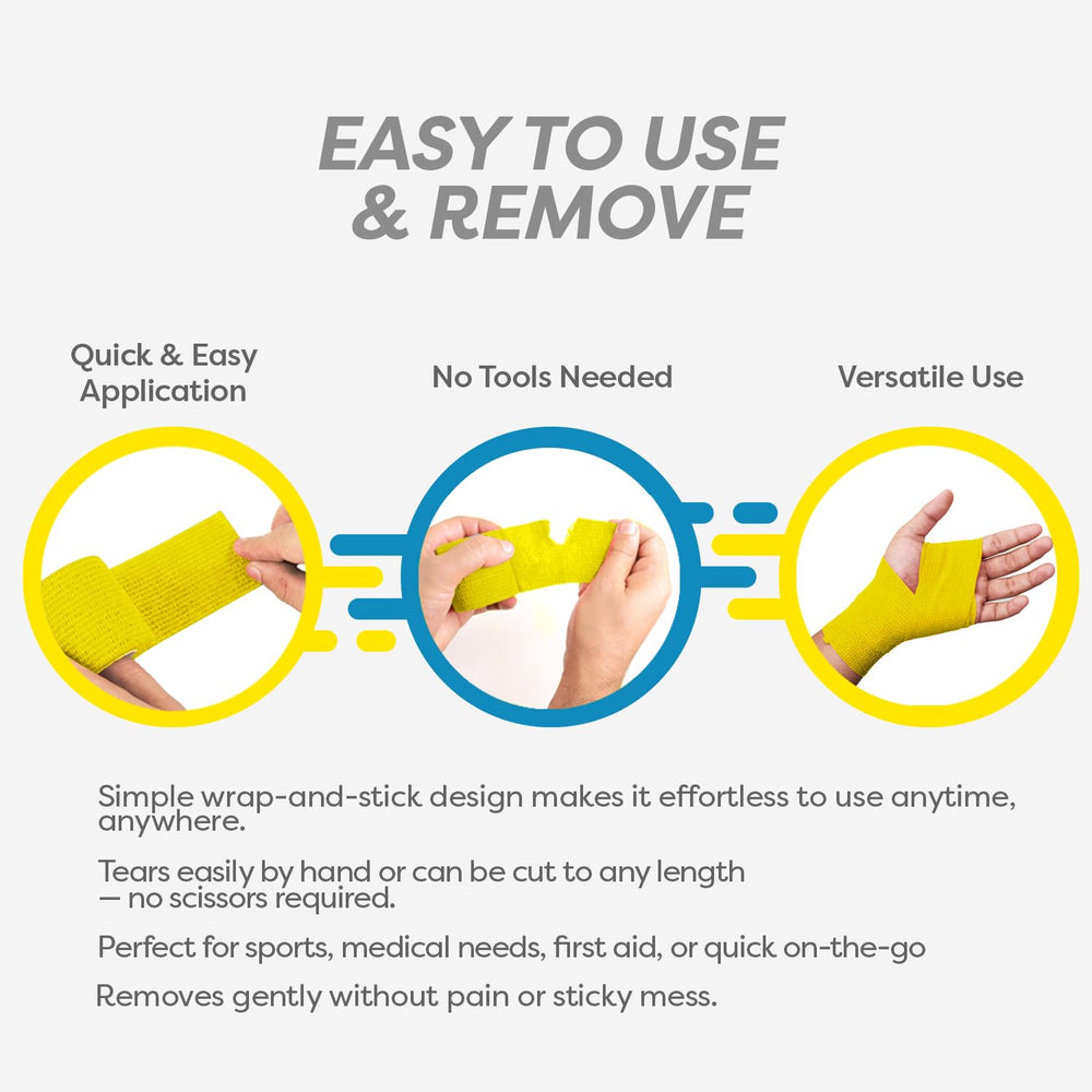 Dynarex Sensi-Wrap nonwoven polypropylene material closeup for breathable support