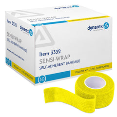 Dynarex Sensi-Wrap bandage pack front view for clinics and homes
