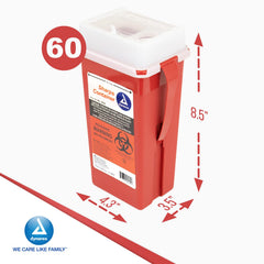 Dynarex multi-use container for needles, syringes, lancets