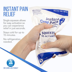 Dynarex single-use cold pack ideal for first aid cooling.