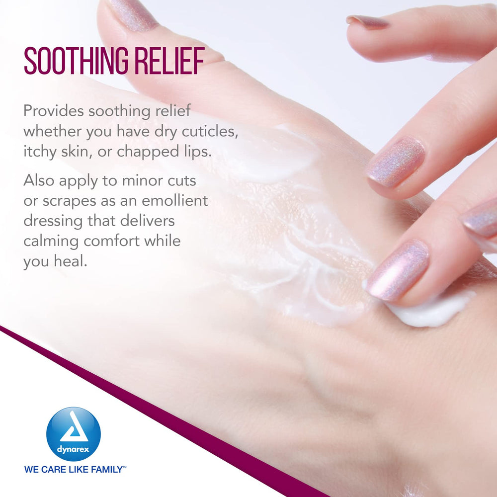 Dynarex Skin protectant ointment texture suitable for sensitive skin care.