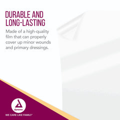 Dynarex View Guard roll conforms to body curves while moving.