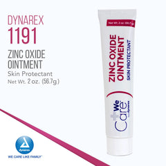 Dynarex zinc oxide ointment at diaper area application for rash prevention