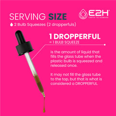E2H Uric Acid Support Made in the USA label visible on the bottle.