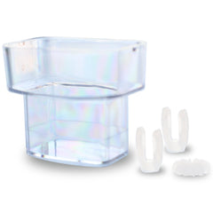 Eagosion GV Pro/Plus scleral lens cleaner front view for at-home cleaning of RGB and Ortho-K lenses.