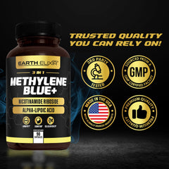 Earth Elixir third-party tested badge indicates independent quality verification.
