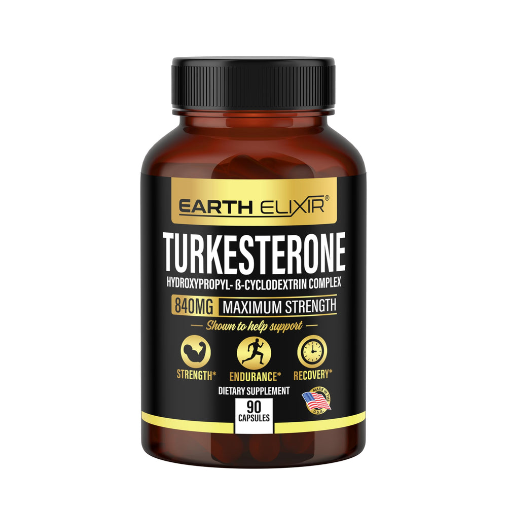 Earth Elixir Turkesterone powder scoop for convenient daily dosing