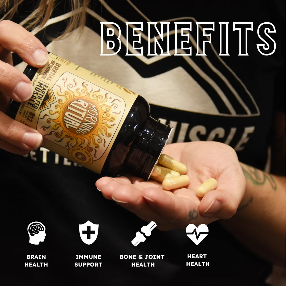 Earth Fed Muscle Morning Ritual iron pill emphasizing essential mineral balance