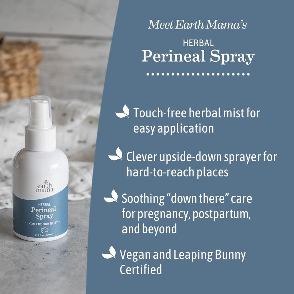 Apply Earth Mama Perineal Balm to soothe sensitive areas after bathroom visits.