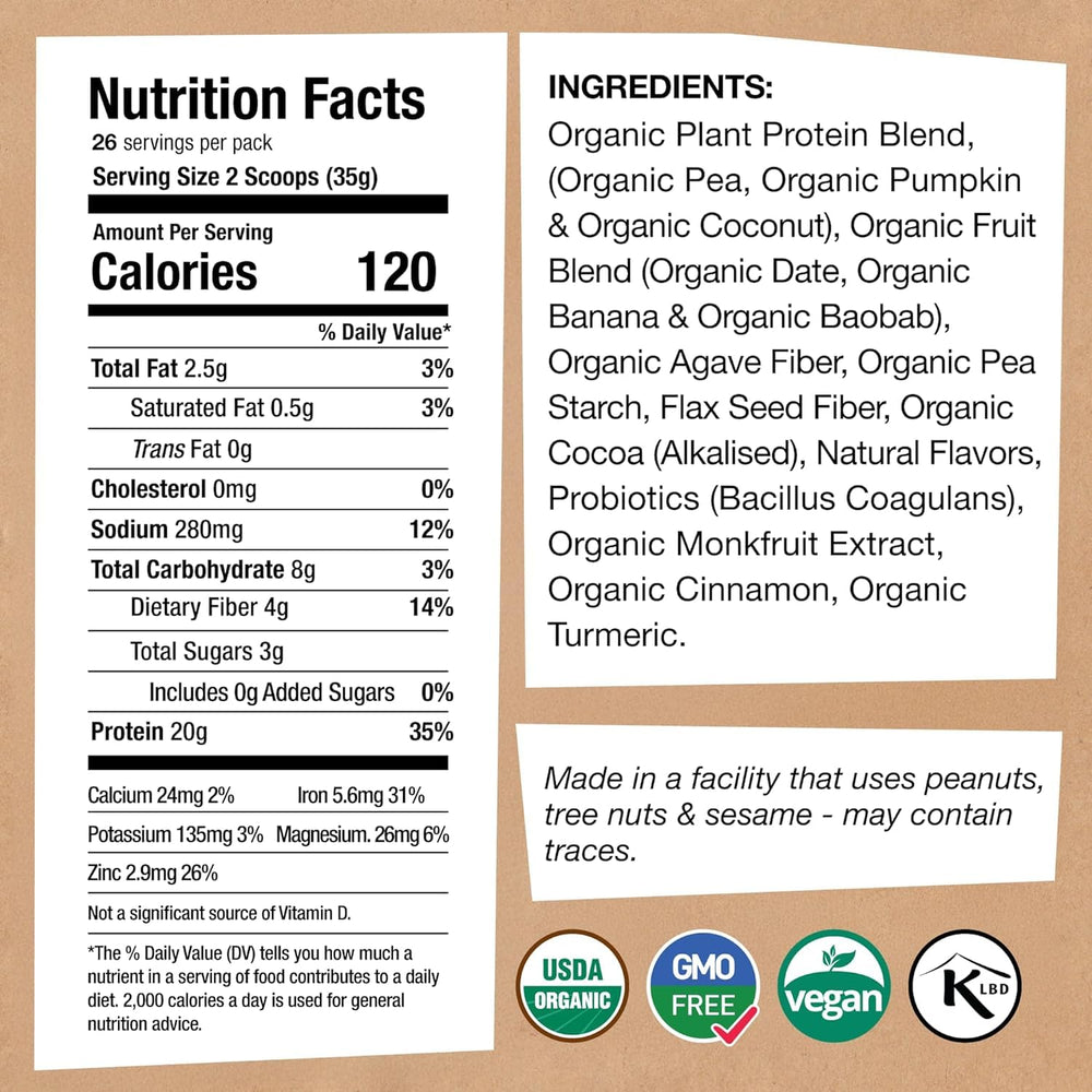 EarthChimp Probiotics Label Closeup highlighting probiotic support.