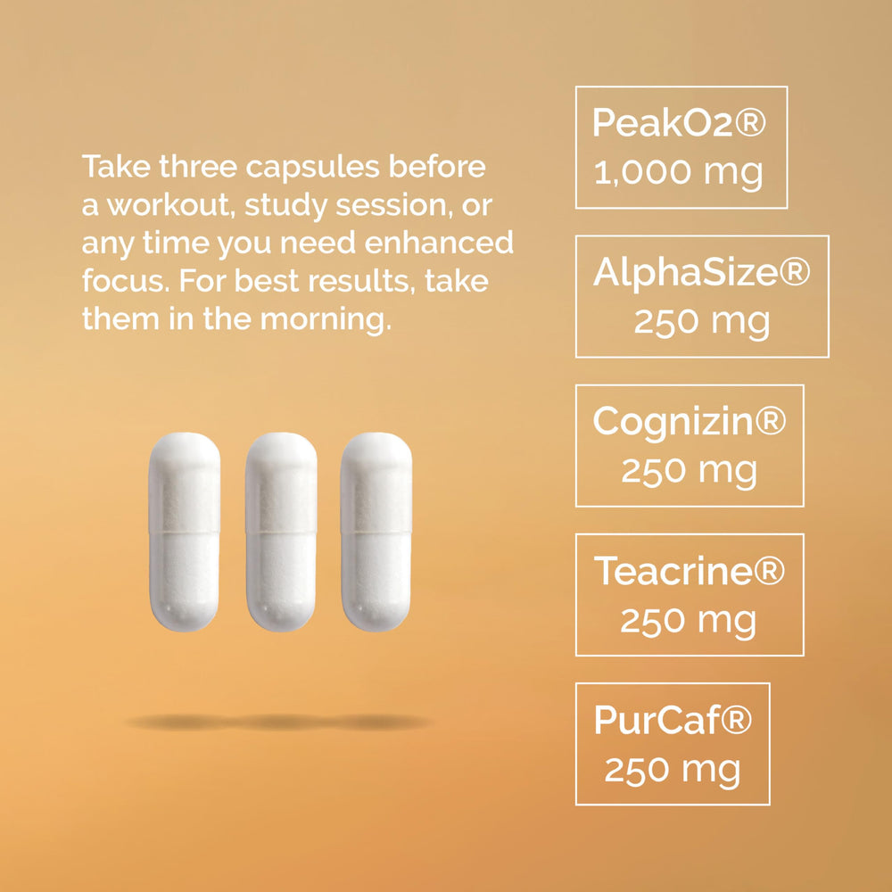 EarthNutri Energy + Focus Powder label highlights clean formula and key ingredients.