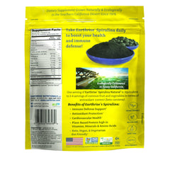 Earthrise Spirulina Powder measuring scoop for convenient daily greens