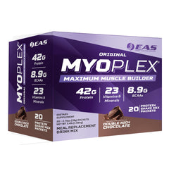 EAS Myoplex bottle being poured for a protein-rich meal replacement on the go