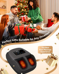 Foot massager ready to fit up to men's size 14 on larger feet