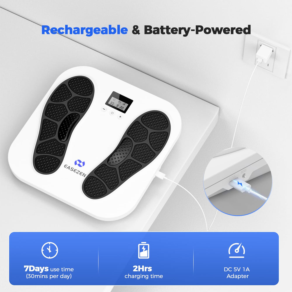 EaseZen combines TENS and EMS technology for targeted nerve and muscle stimulation.