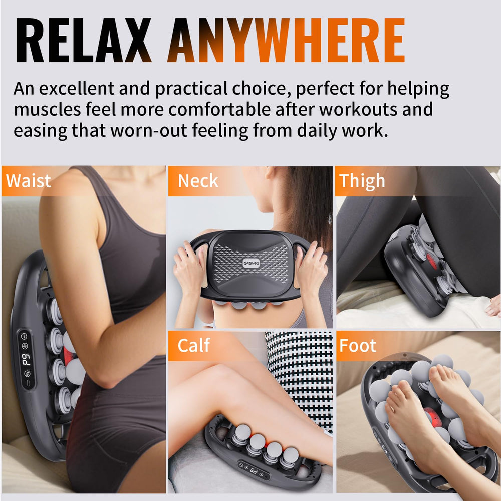 Easwe 16-head massage gun with 9 modes for tailored sessions