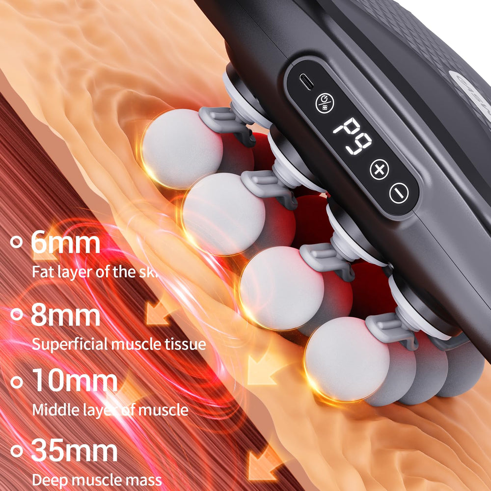 Easwe 16-head massage gun offers 99 speeds for precise pressure