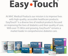 Package includes 300 Easy Touch test strips for extended home use.