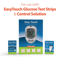 Easy Touch glucose meter carrying case keeps supplies organized for on-the-go testing