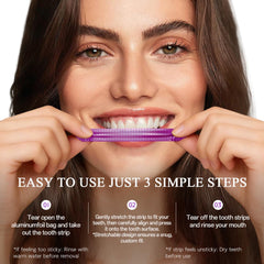 Easyes 6D contour-fit design adheres securely to teeth.