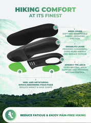 EASYFEET Hiking boot insole for men and women enhances trail comfort.