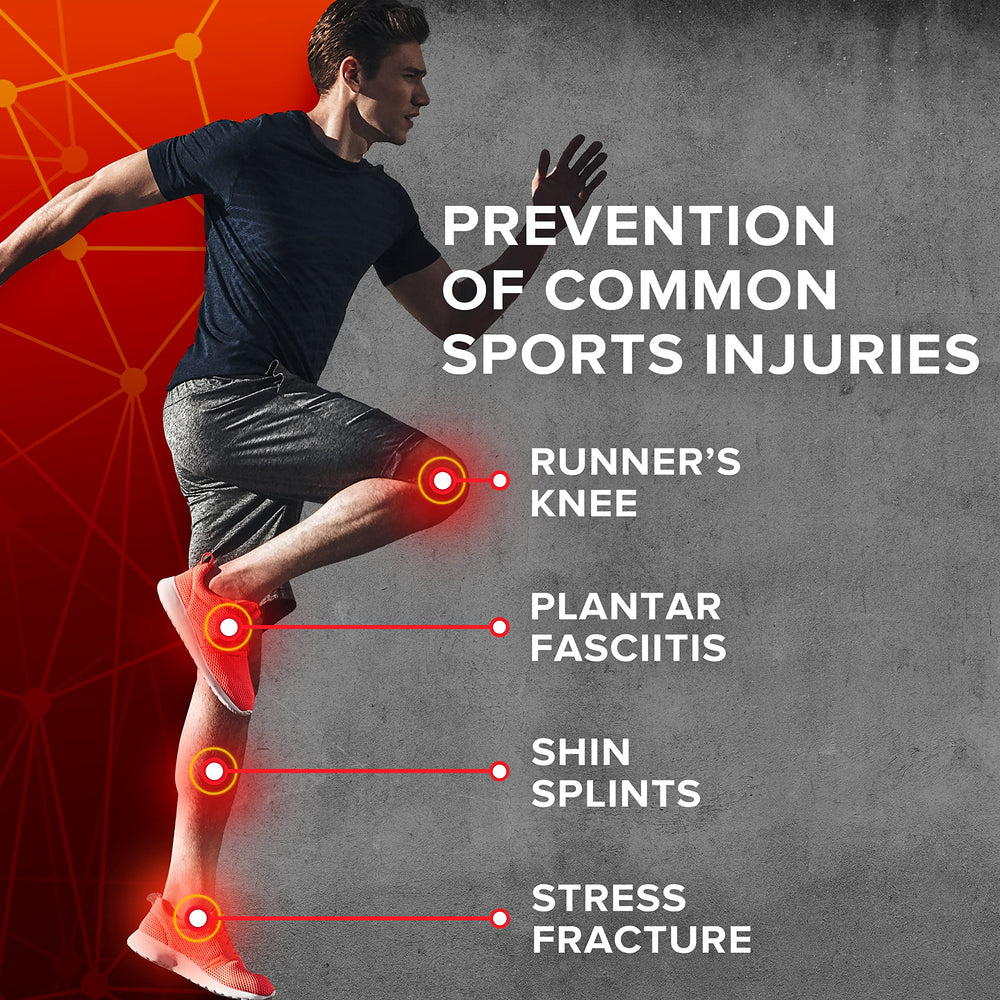 EASYFEET shock absorption pad reduces impact for jumping and training sessions.