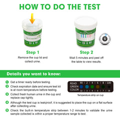 Easy@Home drug test strip inside pack supports immediate reading in minutes