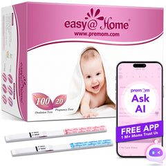 Easy@Home ovulation strip ready to dip for accurate LH surge detection
