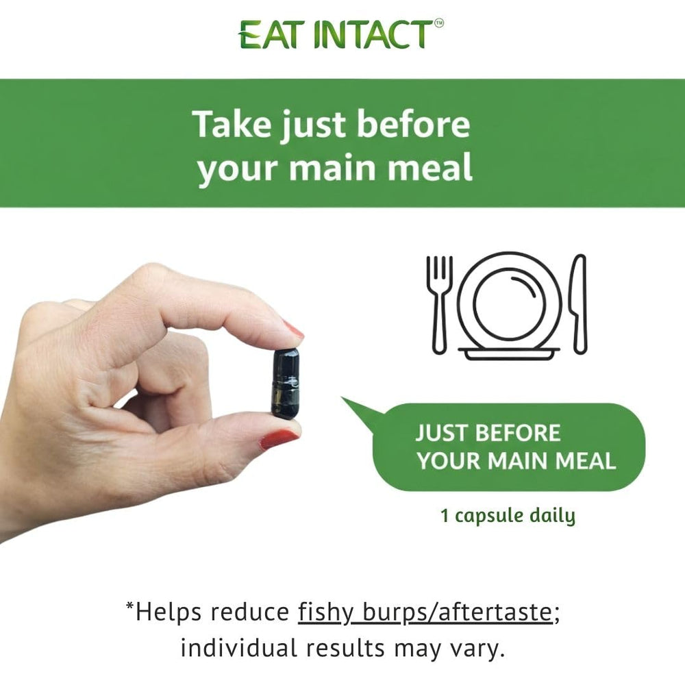EAT INTACT algae oil with polar lipids supports absorption and balance