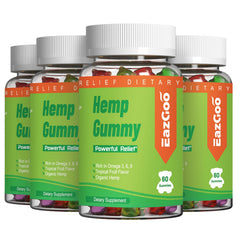 EAZGOO hemp gummies bottle for everyday wellness.