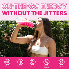 EBOOST Pink Lemonade caffeine boost at 110 mg per serving