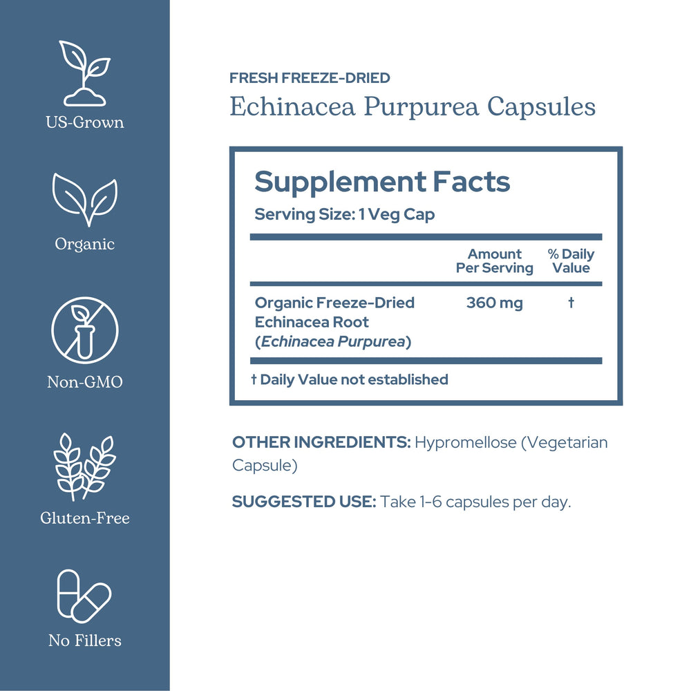 ECLECTIC INSTITUTE Freeze-dried echinacea chips highlight minimal processing and potency