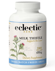 Eclectic Institute Milk Thistle bottle image for daily liver support