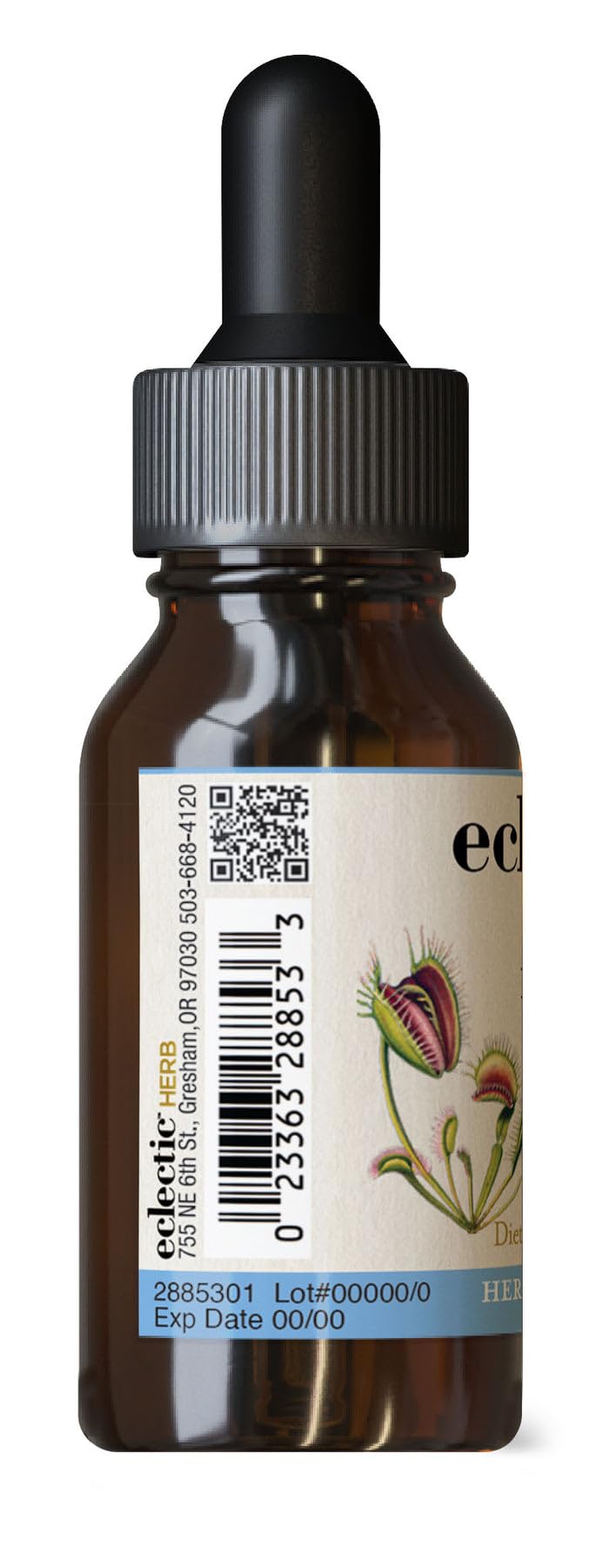 Pink bottle cap from Eclectic Institute Venus Fly Trap O, secure dosage