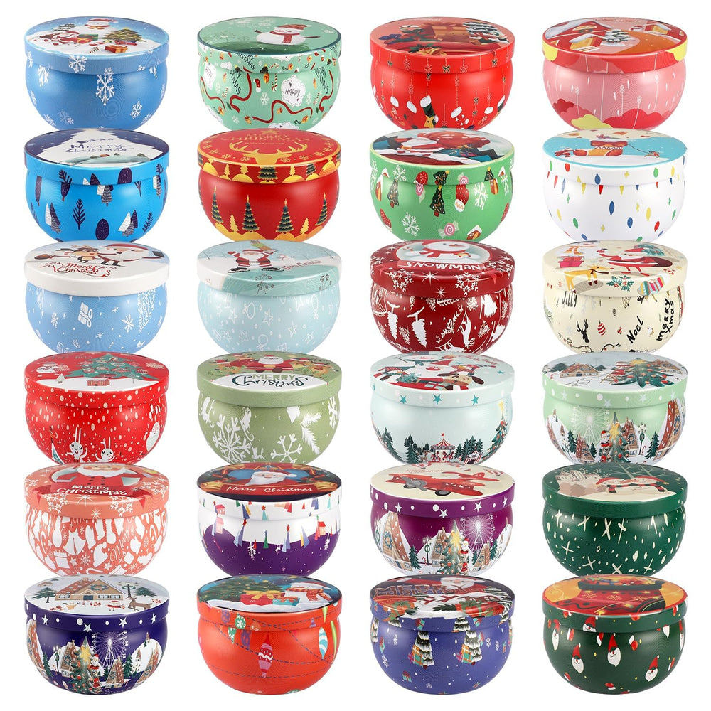 ECLHTLNY snowman tin candle for cheerful living room ambiance.