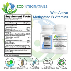 Label info closeup shows methylated B12 and 5-MTHF on the packaging
